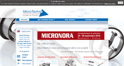 Desktop Screenshot of micro-technic.fr